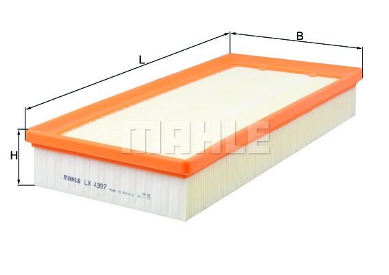 

Воздушный фильтр Mahle/Knecht lx4397