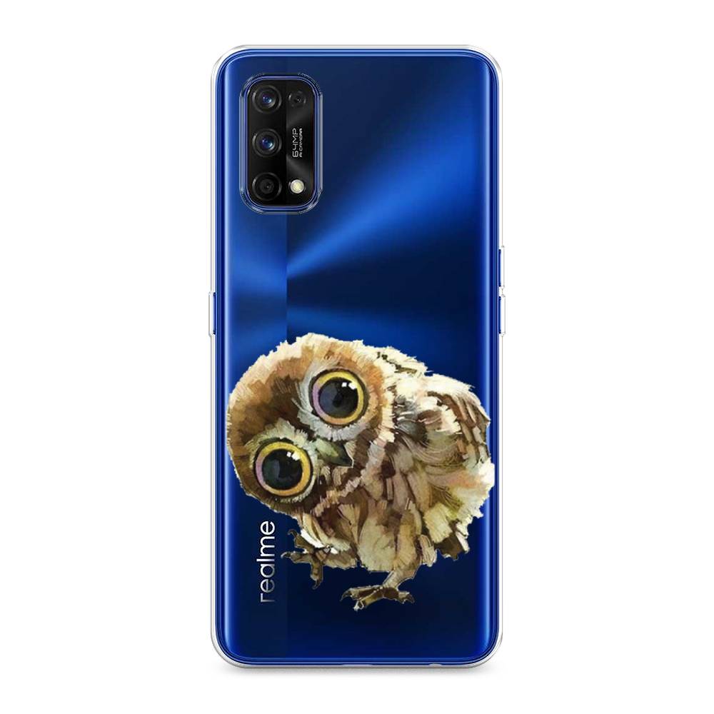 

Чехол Awog на Realme 7 Pro "Любопытный совенок", Разноцветный, 254050-1