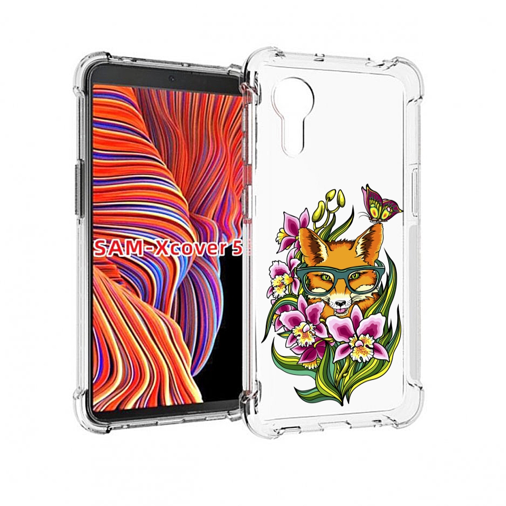 

Чехол MyPads Лиса в цветах для Samsung Galaxy Xcover 5, Прозрачный, Tocco