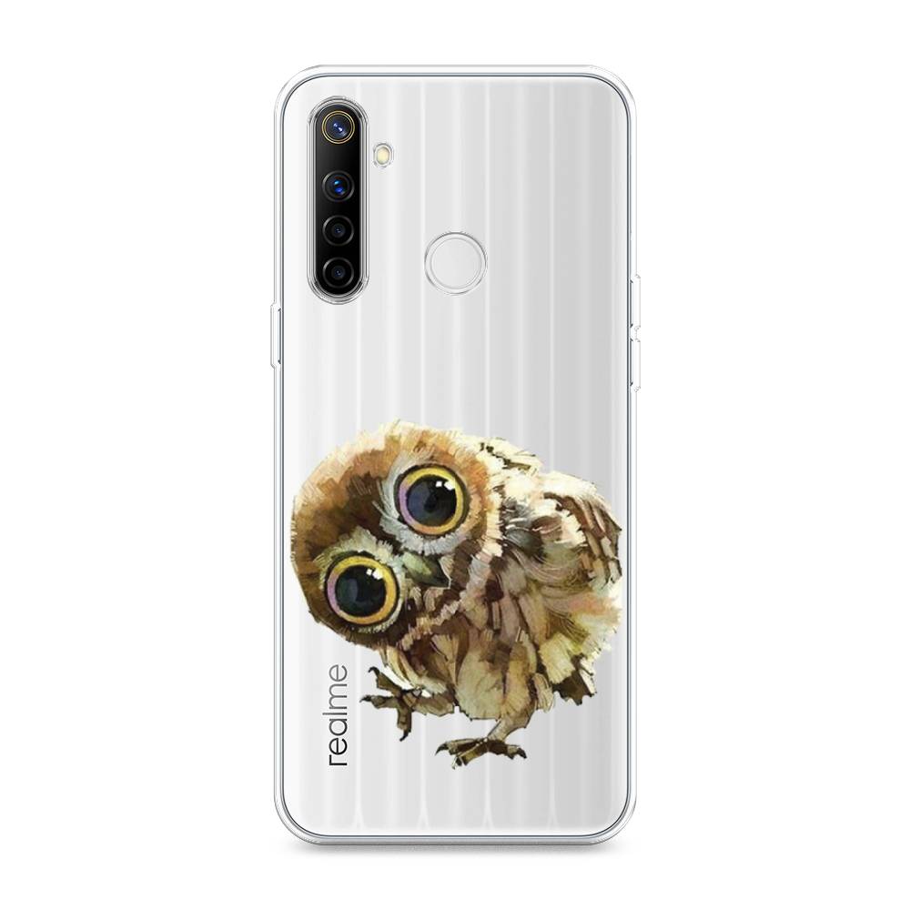 

Чехол Awog на Realme 6i "Любопытный совенок", Разноцветный, 252950-1