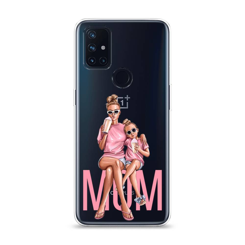 

Чехол Awog на OnePlus Nord N10 / ВанПлас Nord N10 "Lovely mom", Синий;бежевый;розовый, 152350-7