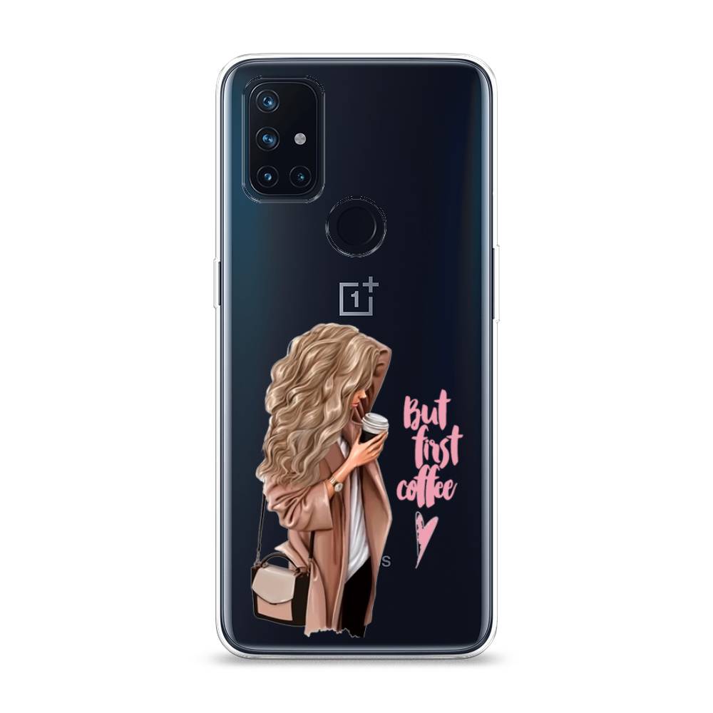 

Чехол Awog "Девушка с кофе" для OnePlus Nord N10