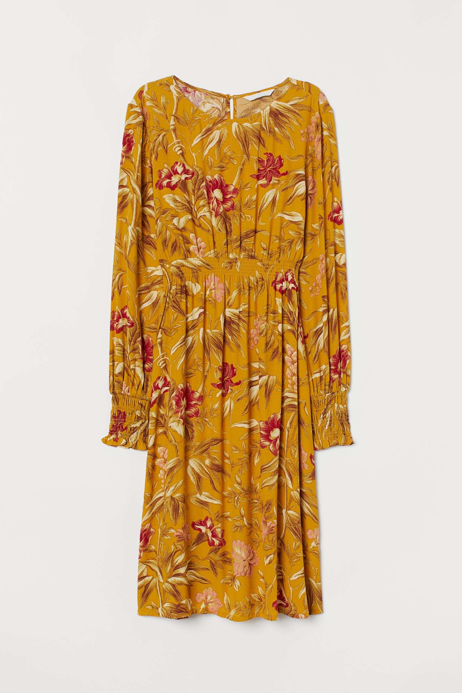 

Платье женское H&M 800768003, оранжевое, XL, Оранжевый, 800768003