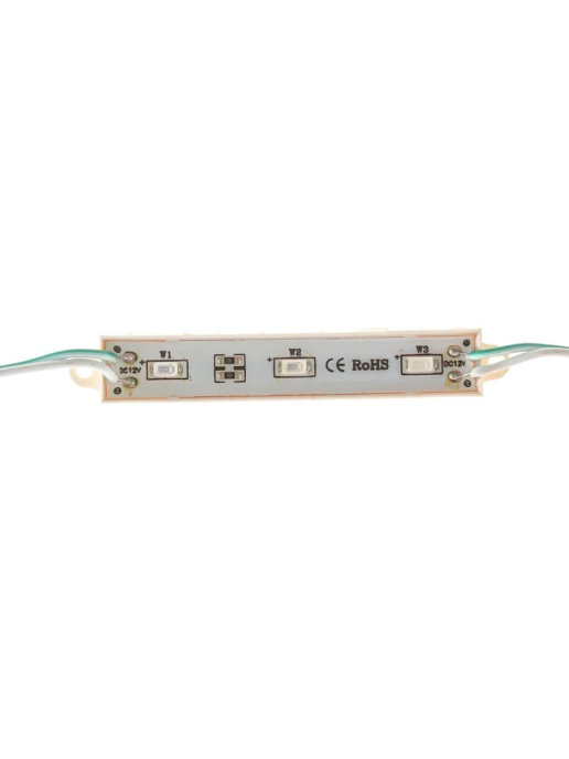 фото Светодиодный модуль smd 5730, 3 led, 12 в, 0.72 вт, ip67, зеленый, 20 шт. urm