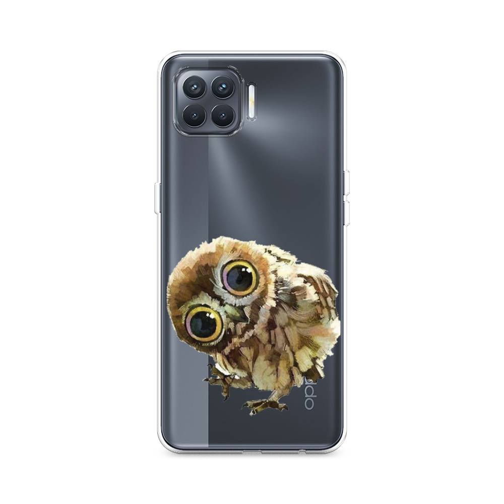 

Чехол Awog на Oppo Reno 4 Lite/A93 "Любопытный совенок", Разноцветный, 254550-1