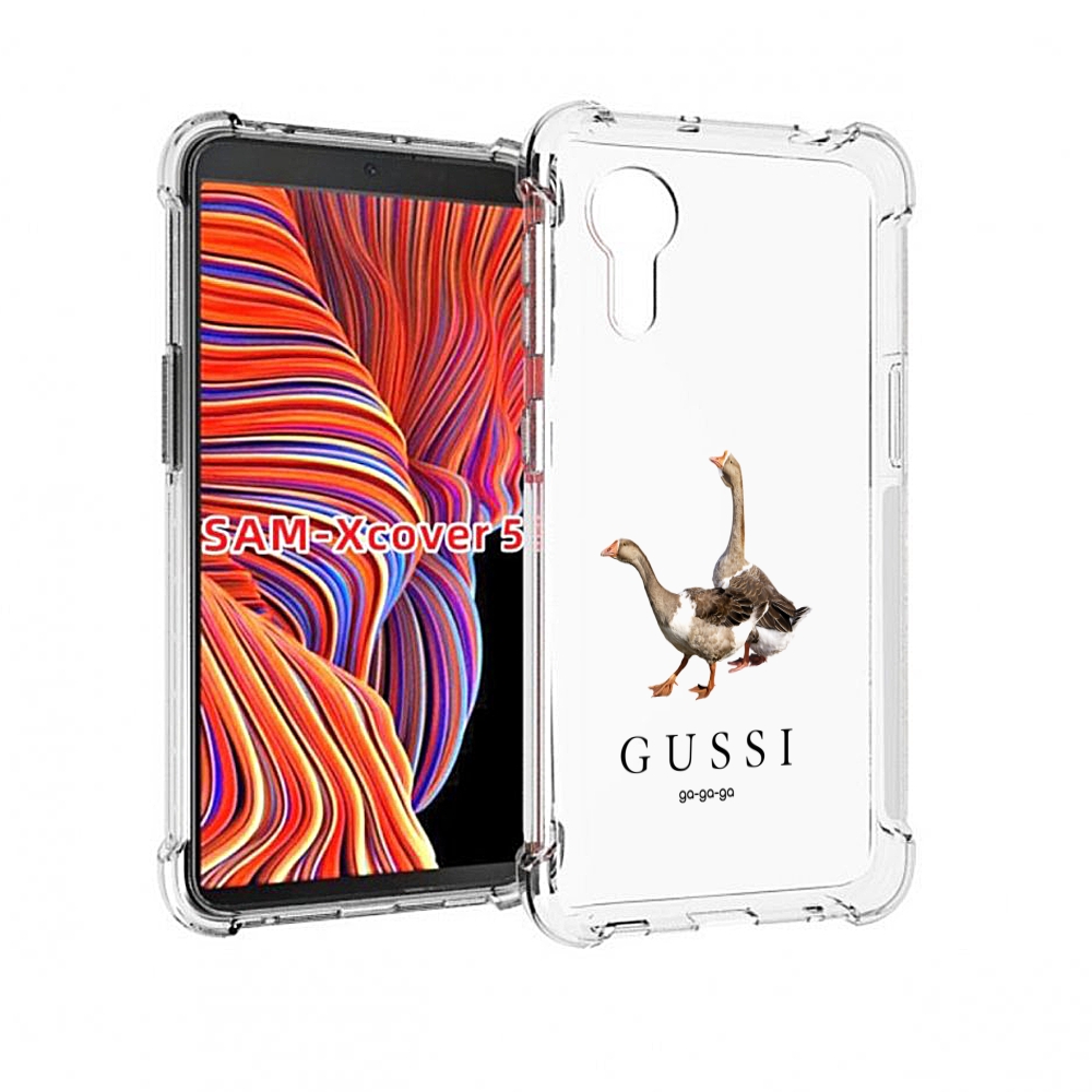 

Чехол MyPads Гусси бренд для Samsung Galaxy Xcover 5, Прозрачный, Tocco
