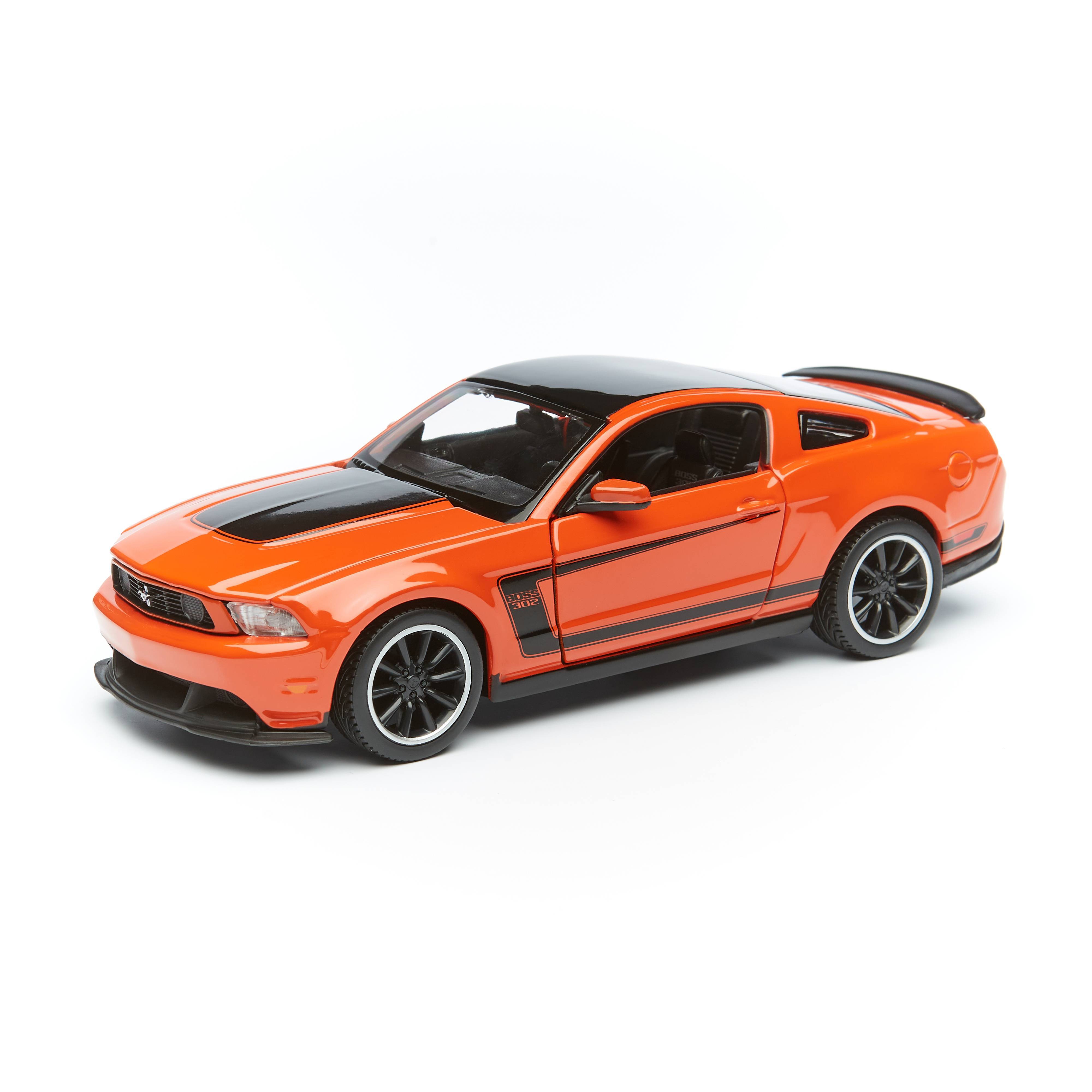 Игрушечная машинка Maisto Ford Mustang Boss 302 1:24, оранжевая 31519/31269/1 maisto 1 24 1970 ford mustang boss 302 mustang roadster ford mustang simulation alloy car model collection gift toy