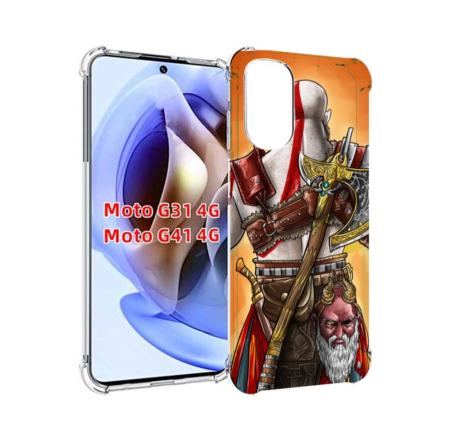 

Чехол MyPads God of War для Motorola Moto G31 4G / G41 4G, Прозрачный, Tocco