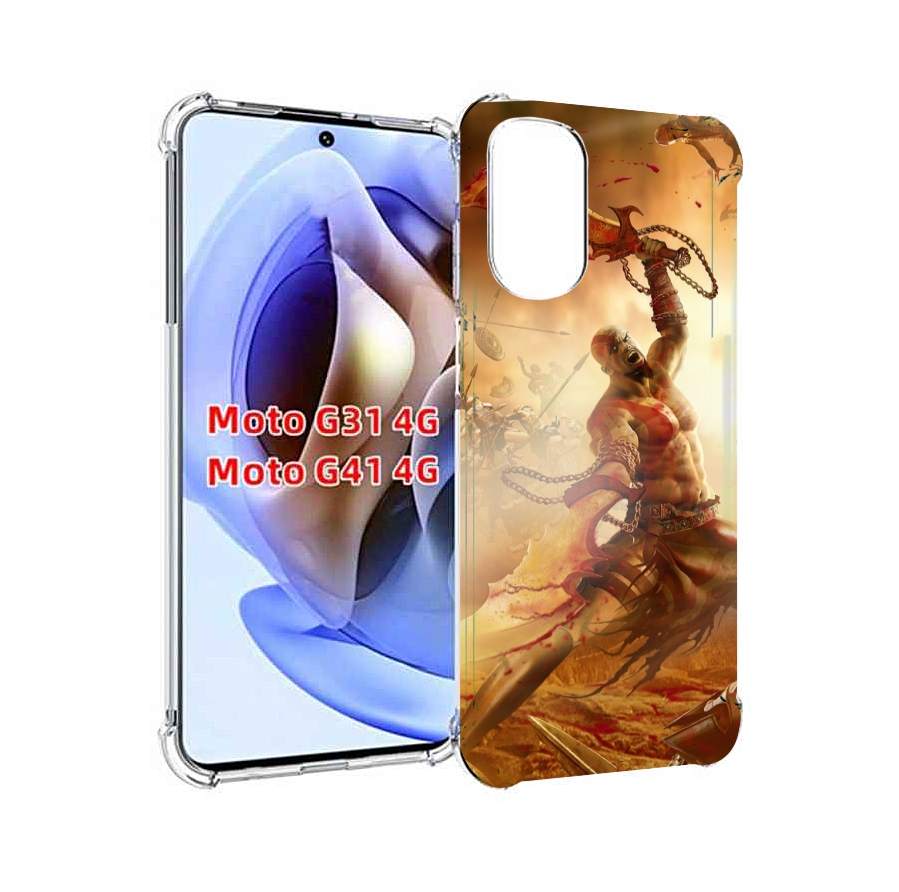 

Чехол MyPads God Of War III для Motorola Moto G31 4G / G41 4G, Прозрачный, Tocco