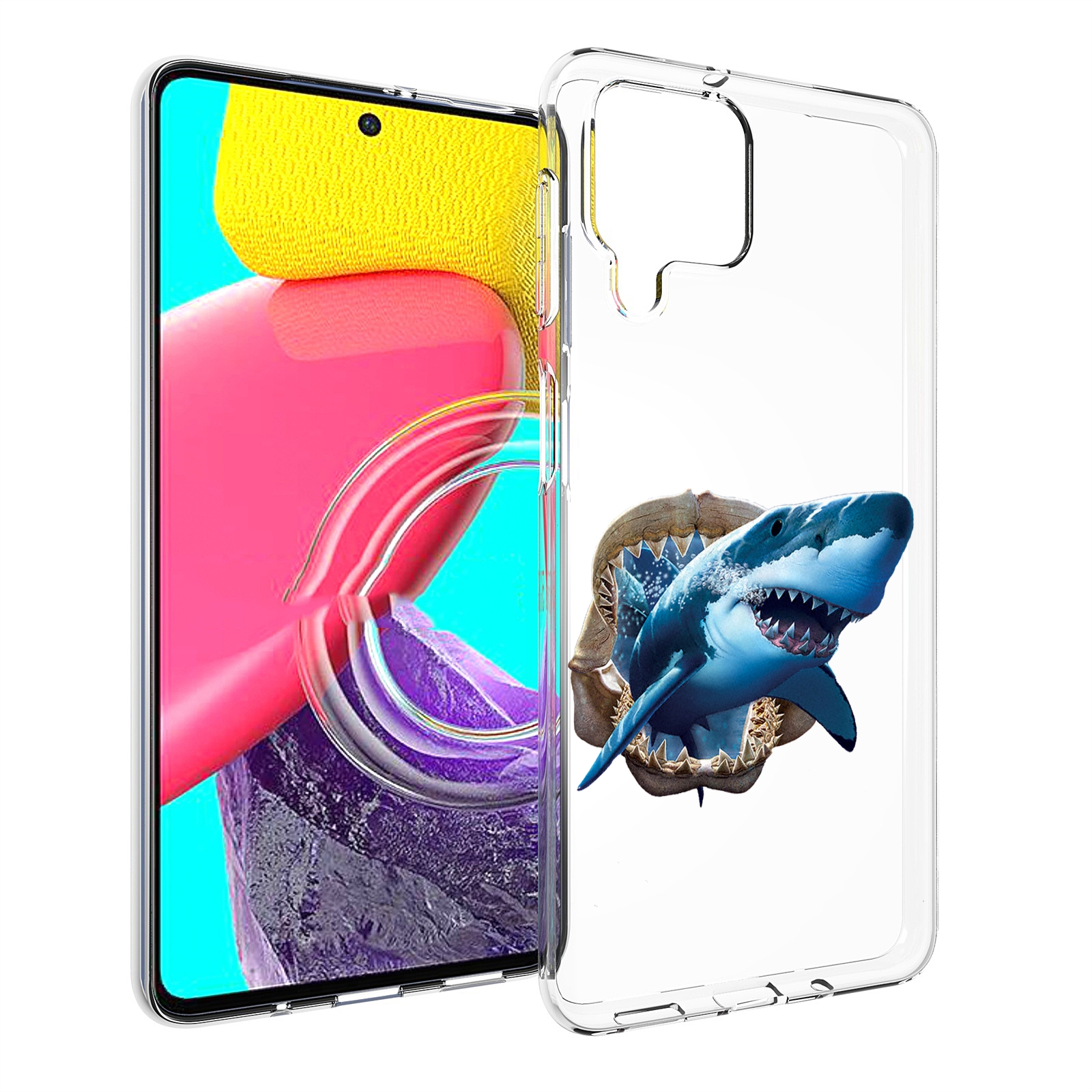 

Чехол MyPads челюсти для Samsung Galaxy M53 (SM-M536), Прозрачный, Tocco