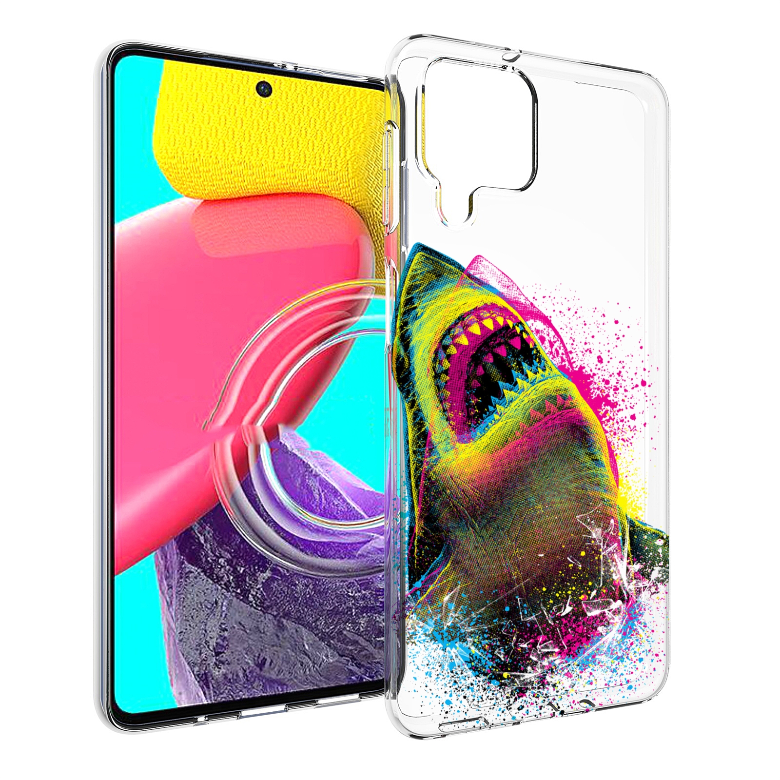

Чехол MyPads челюсти-2 для Samsung Galaxy M53 (SM-M536), Прозрачный, Tocco
