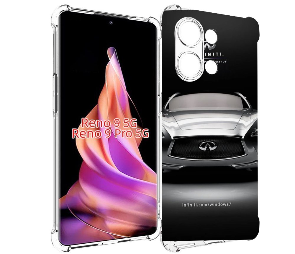 

Чехол MyPads infiniti-инфинити-1 для Oppo Reno 9/Reno 9 Pro, Прозрачный, Tocco