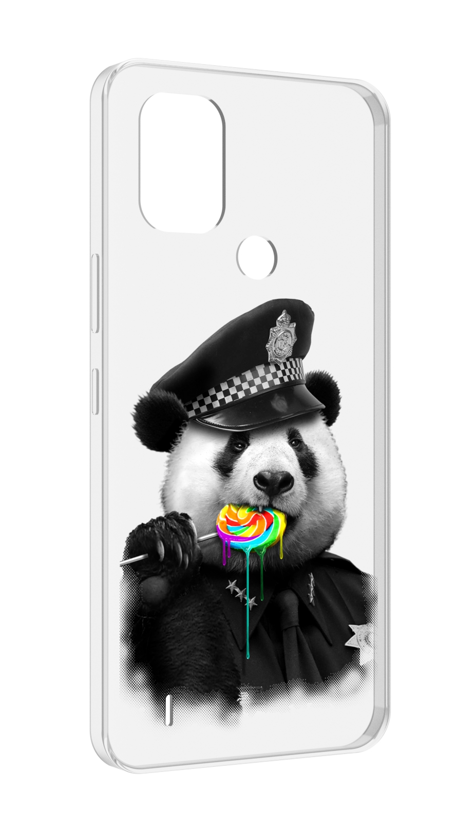 

Чехол MyPads Панда полиция для Nokia C31, Прозрачный, Tocco