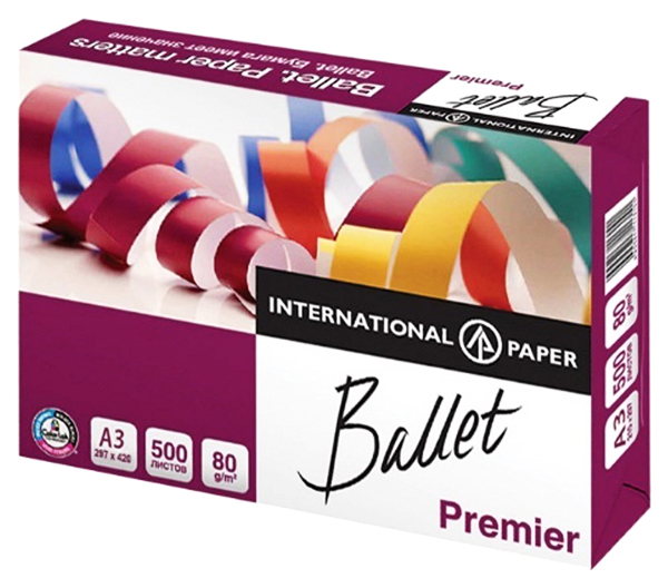 Бумага Ballet Premier А3 марка А 80 г/м2 500 листов