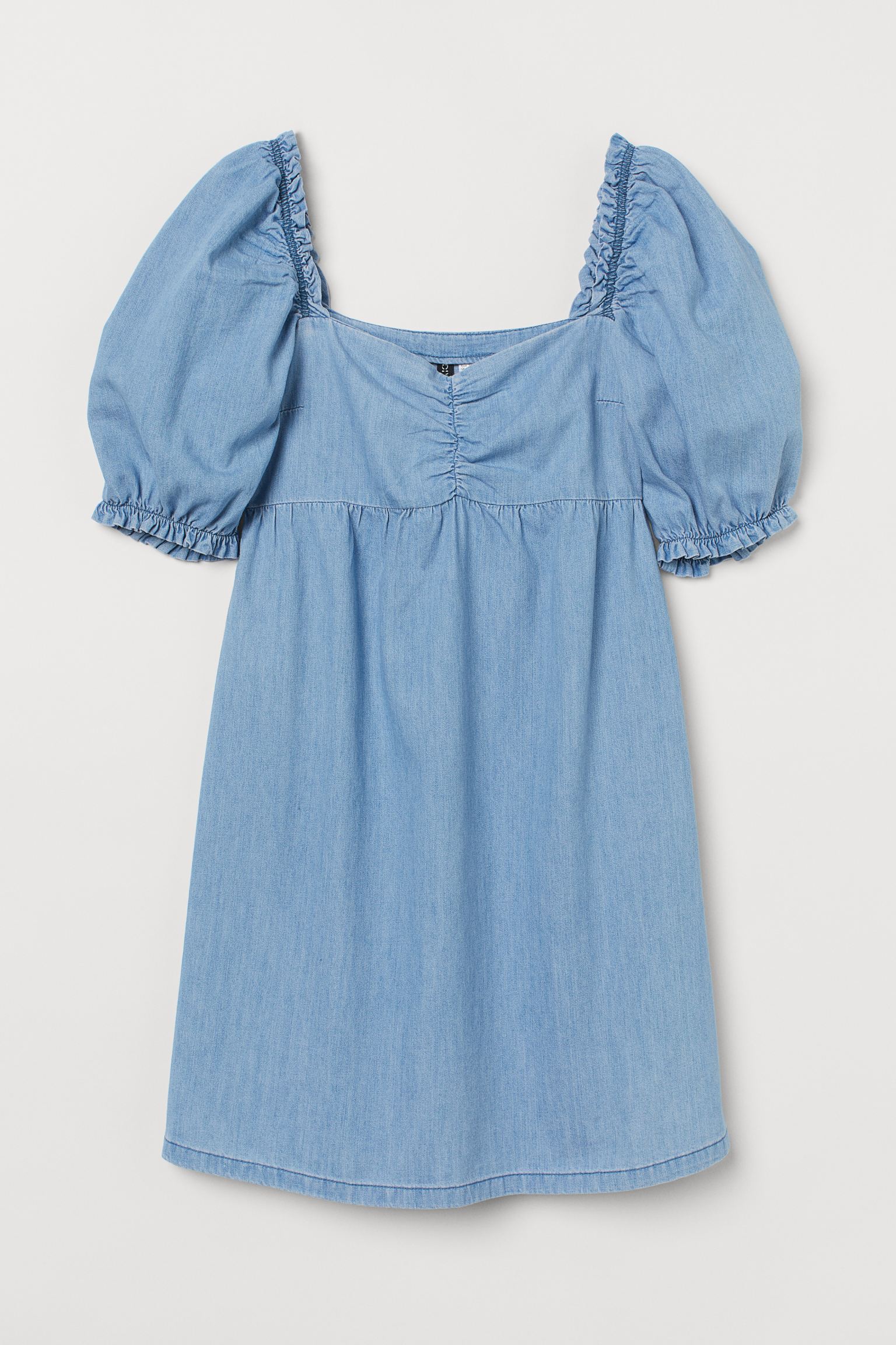 

Платье женское H&M 942663001 голубое 38 EU, Голубой, 942663001