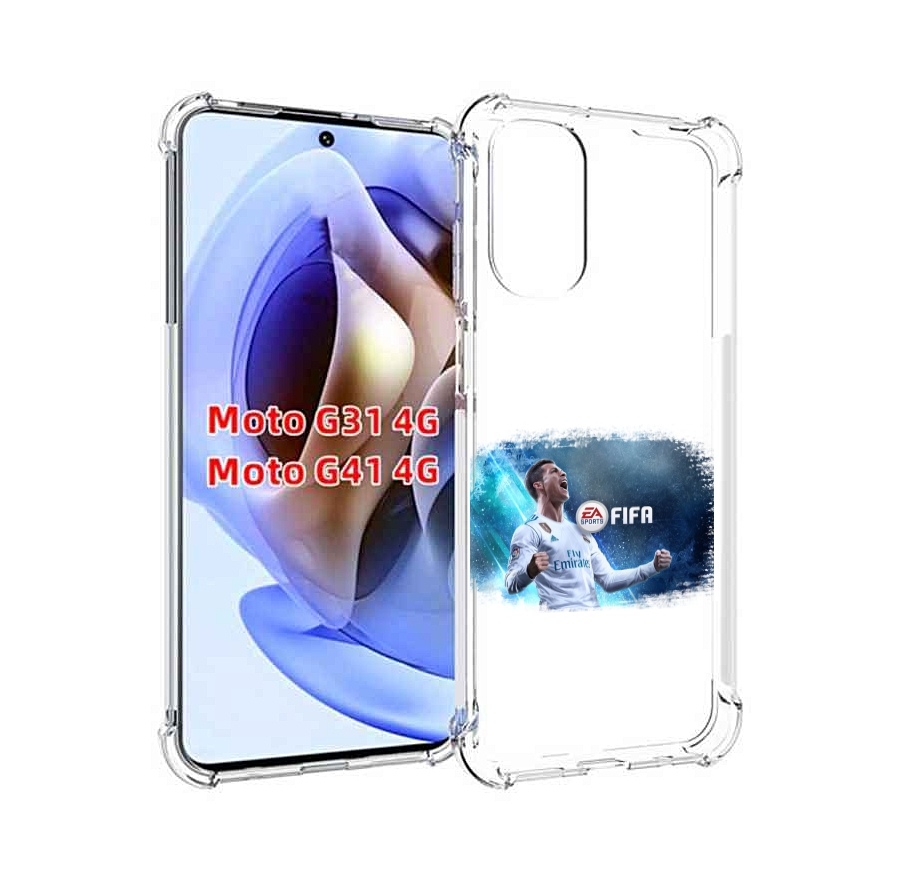 

Чехол MyPads FiFA логотип для Motorola Moto G31 4G / G41 4G, Прозрачный, Tocco