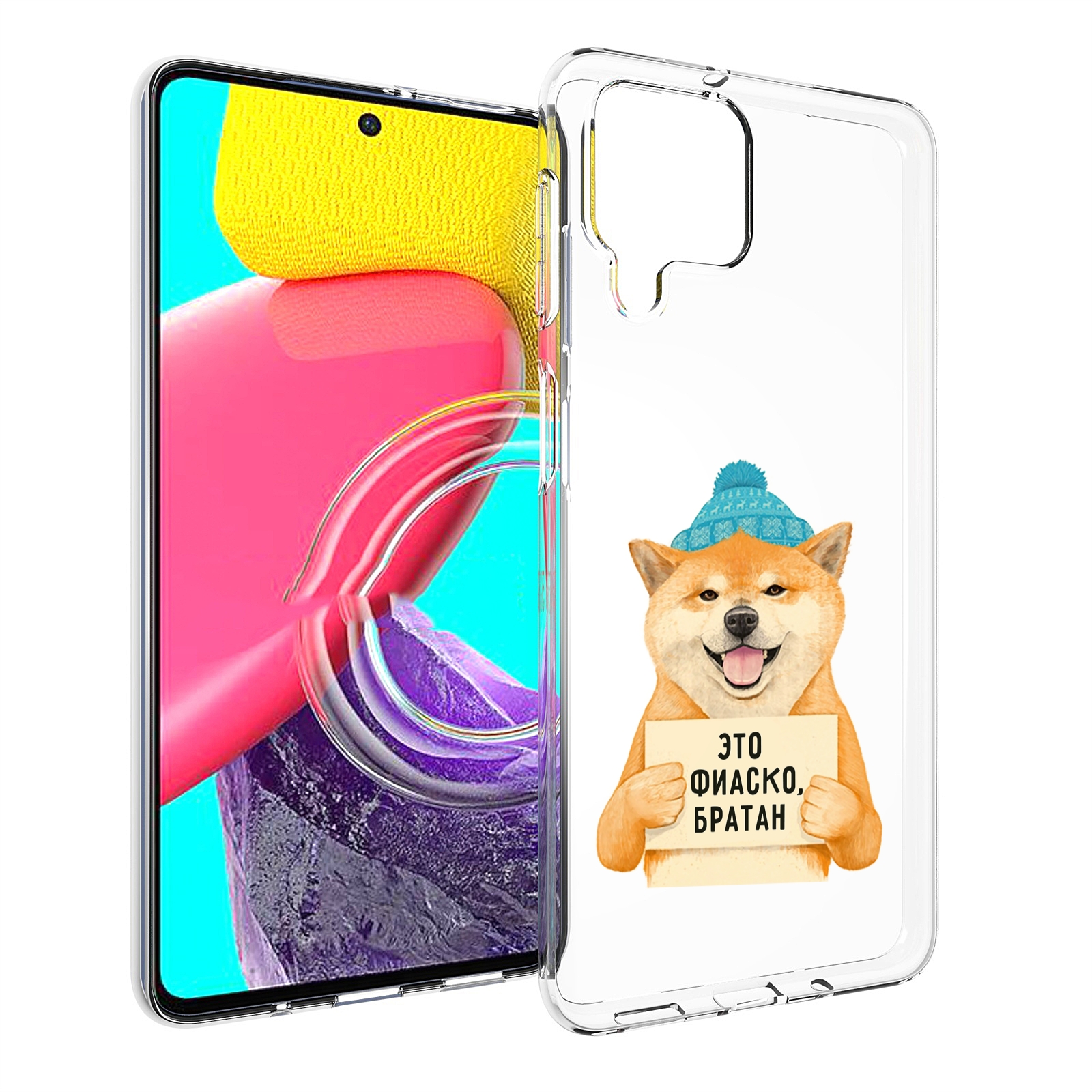 

Чехол MyPads фиаско для Samsung Galaxy M53 (SM-M536), Прозрачный, Tocco