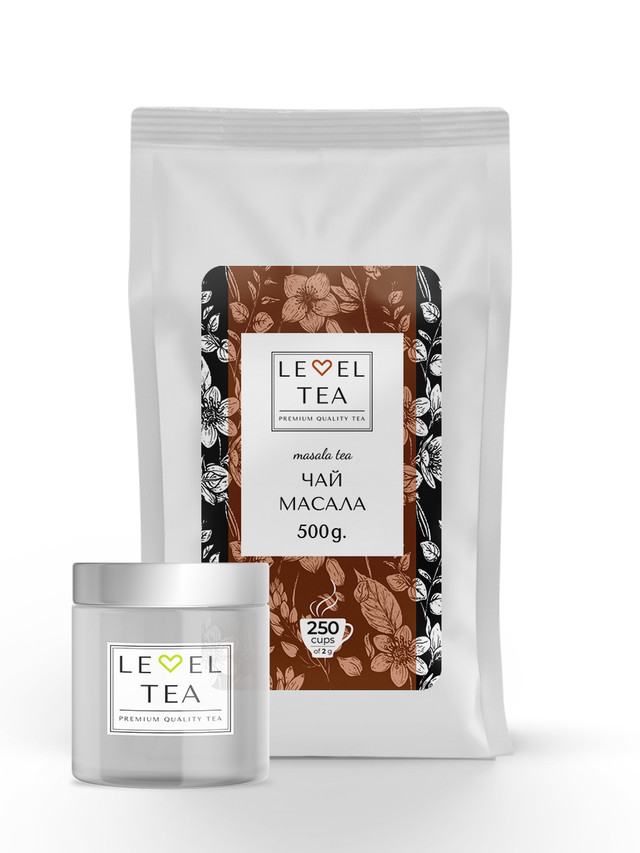 фото Чай красный листовой масала level tea 500 г