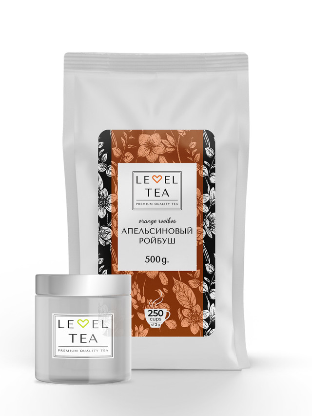

Чай фруктовый листовой апельсиновый ройбуш Level Tea 500 г