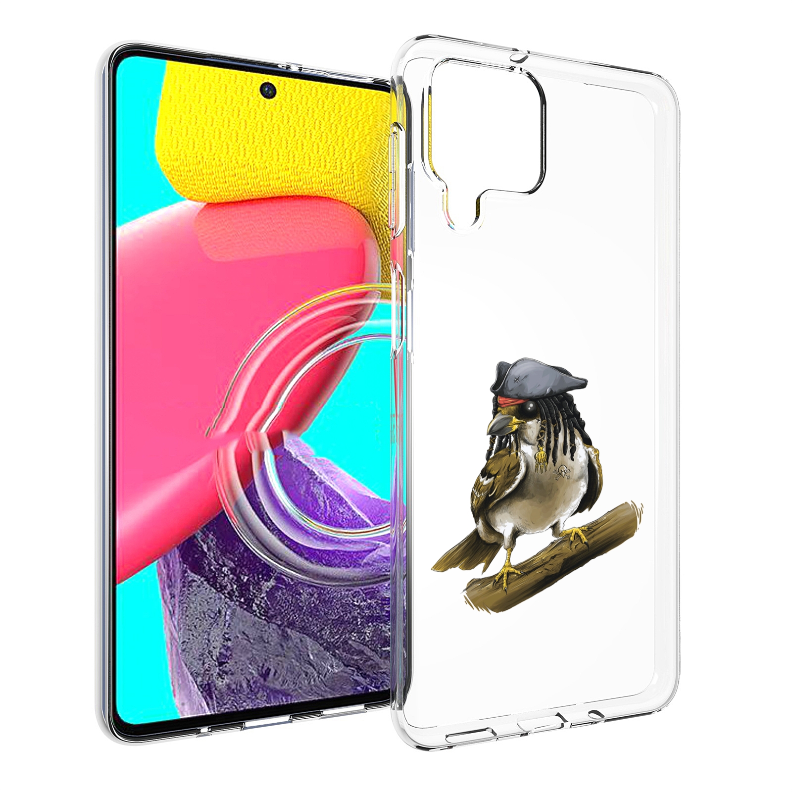

Чехол MyPads Джек воробей для Samsung Galaxy M53 (SM-M536), Прозрачный, Tocco