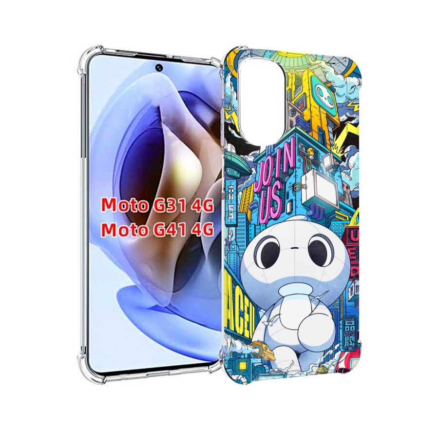 

Чехол MyPads FaceU для Motorola Moto G31 4G / G41 4G, Прозрачный, Tocco