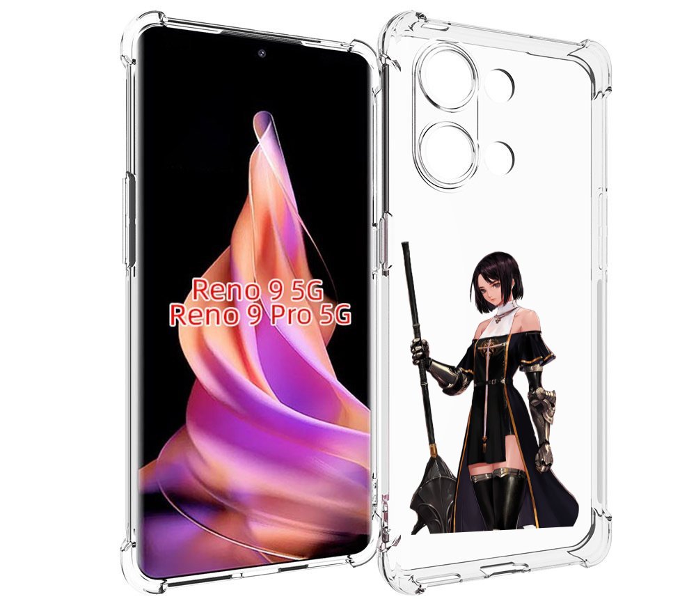 

Чехол MyPads dungeon-fighter для Oppo Reno 9/Reno 9 Pro, Прозрачный, Tocco