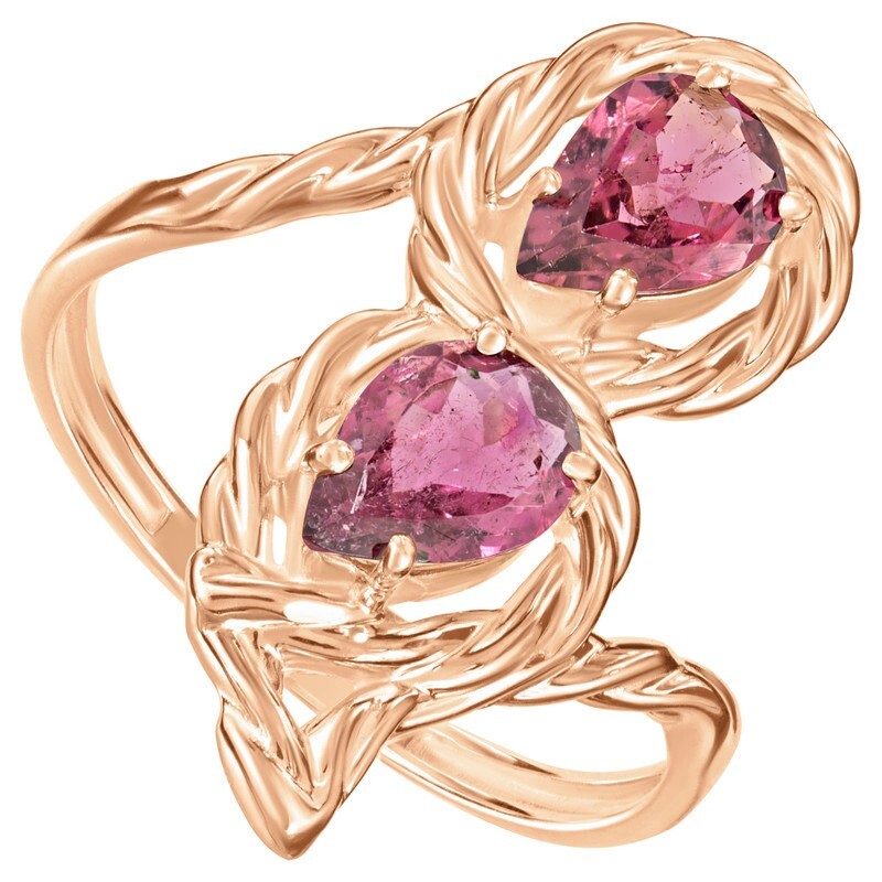 

Кольцо из серебра с турмалином р.18 LAZURIT-ONLINE 837002, 837002