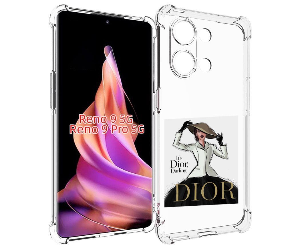 

Чехол MyPads drawings of sketches для Oppo Reno 9/Reno 9 Pro, Прозрачный, Tocco