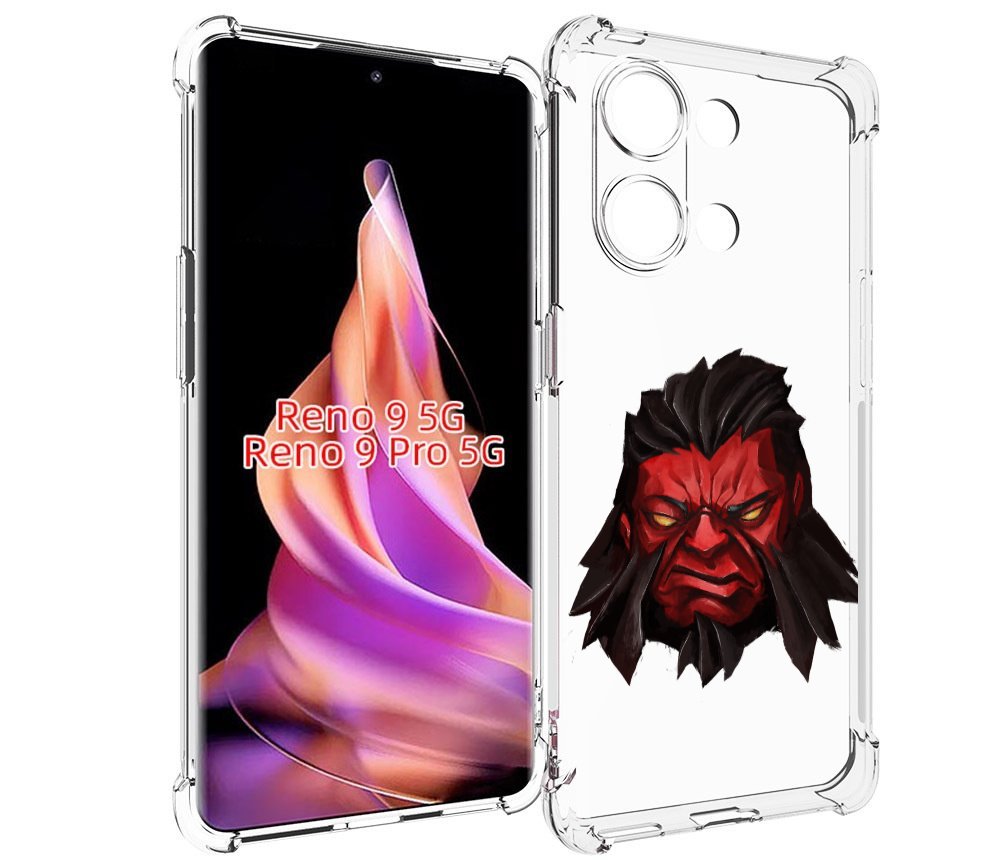

Чехол MyPads dota-2-axe для Oppo Reno 9/Reno 9 Pro, Прозрачный, Tocco
