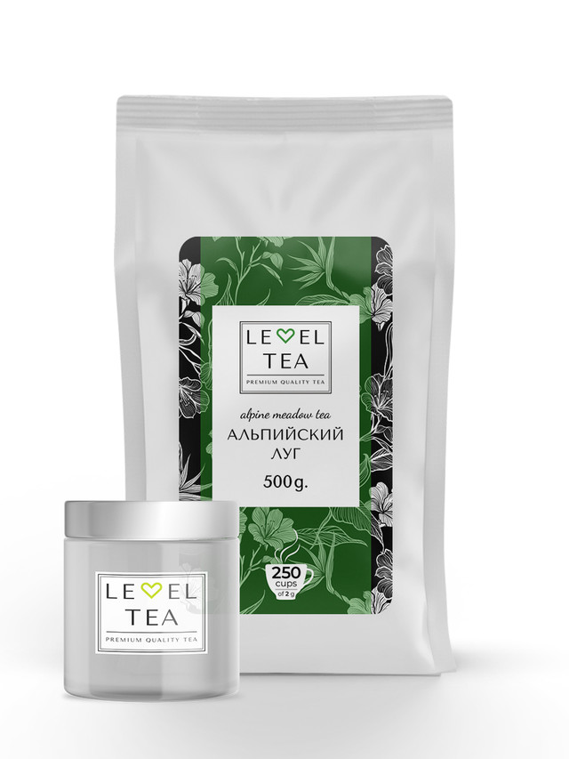 фото Чай травяной листовой альпийский луг level tea 500 г