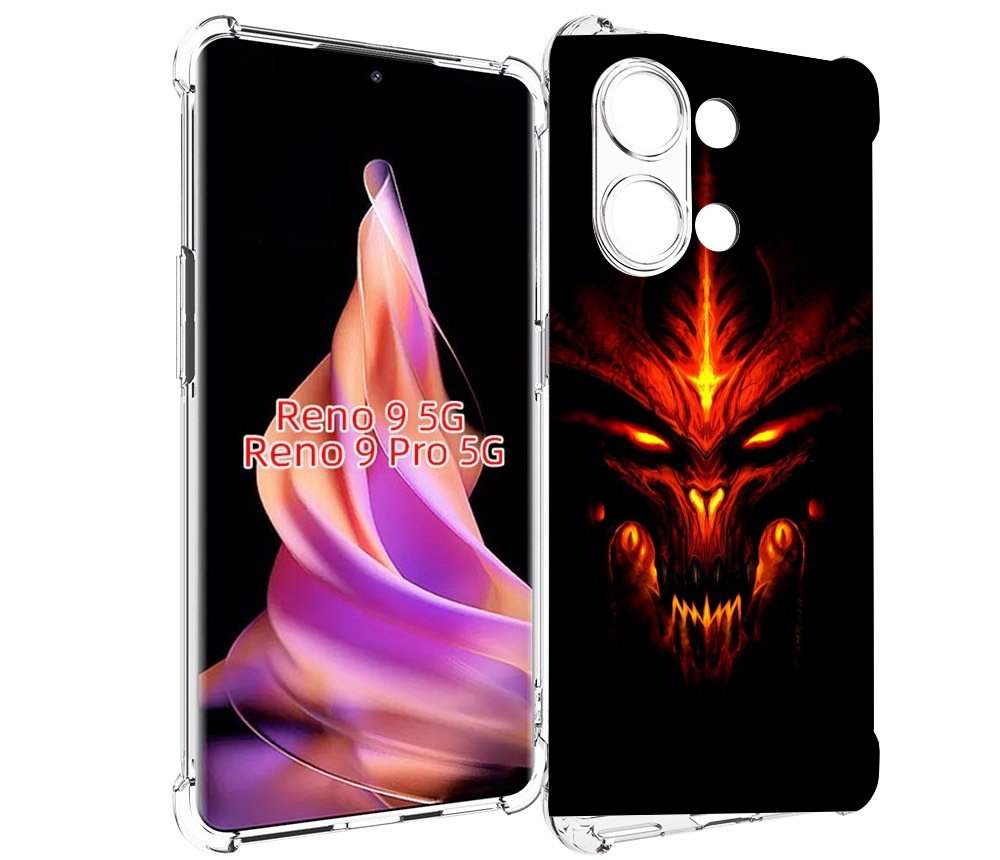 

Чехол MyPads diablo-3-диабло для Oppo Reno 9/Reno 9 Pro, Прозрачный, Tocco