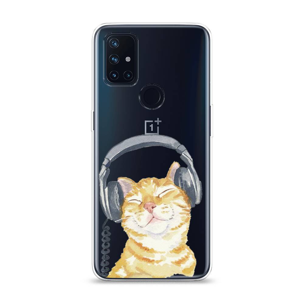 

Чехол Awog "Кот меломан" для OnePlus Nord N10
