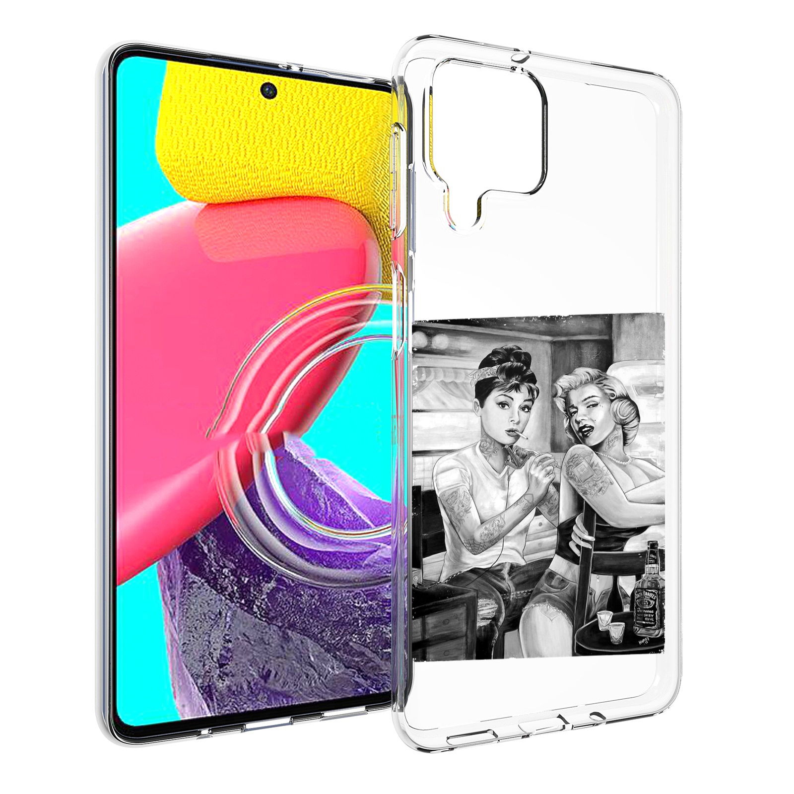 

Чехол MyPads тату мастер для Samsung Galaxy M53 (SM-M536), Прозрачный, Tocco