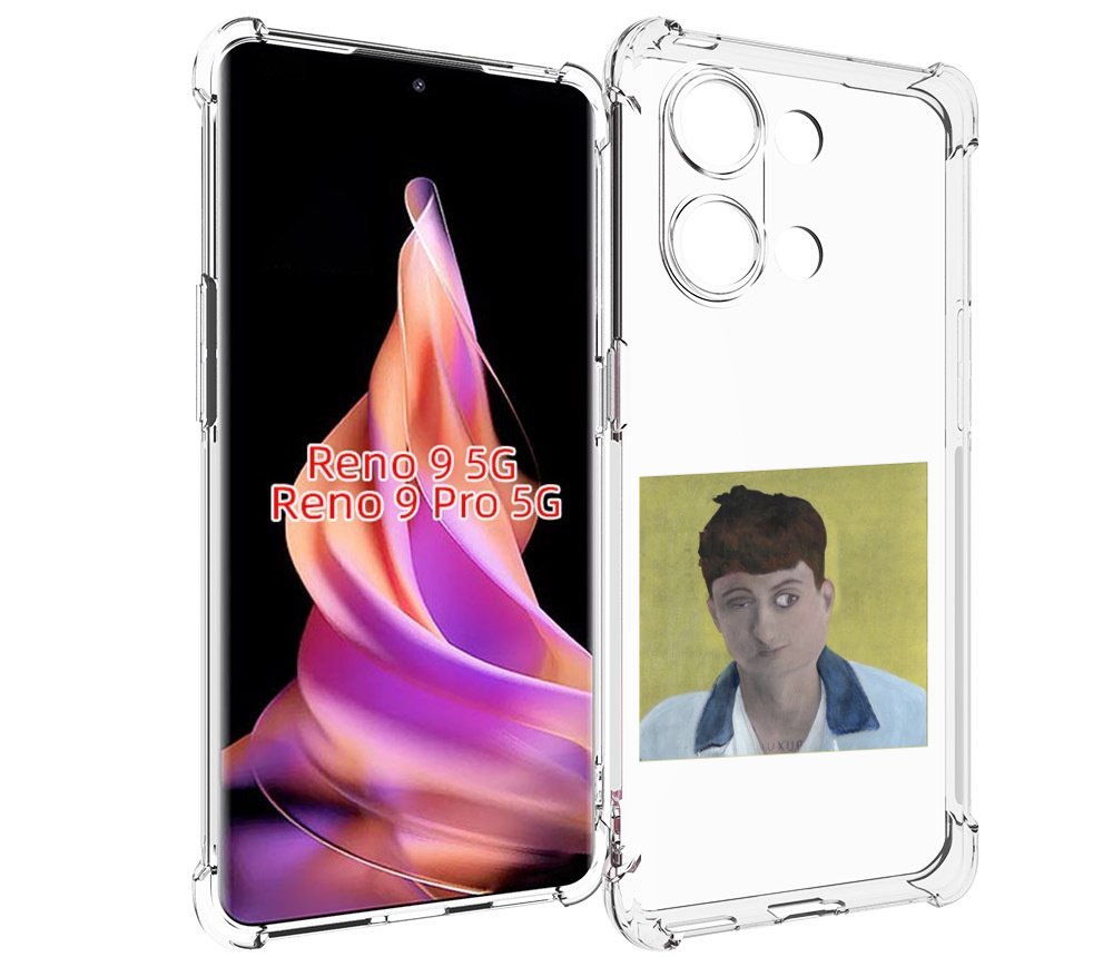 

Чехол MyPads Stay Ugly Boulevard Depo для Oppo Reno 9/Reno 9 Pro, Прозрачный, Tocco