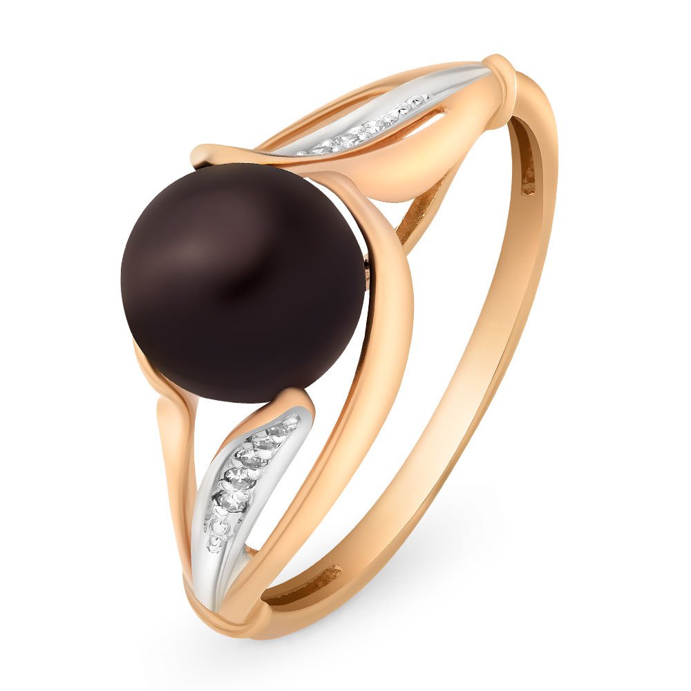 

Кольцо из золота р. , 585Gold 201010851, жемчуг культивированный\бриллиант, 201010851