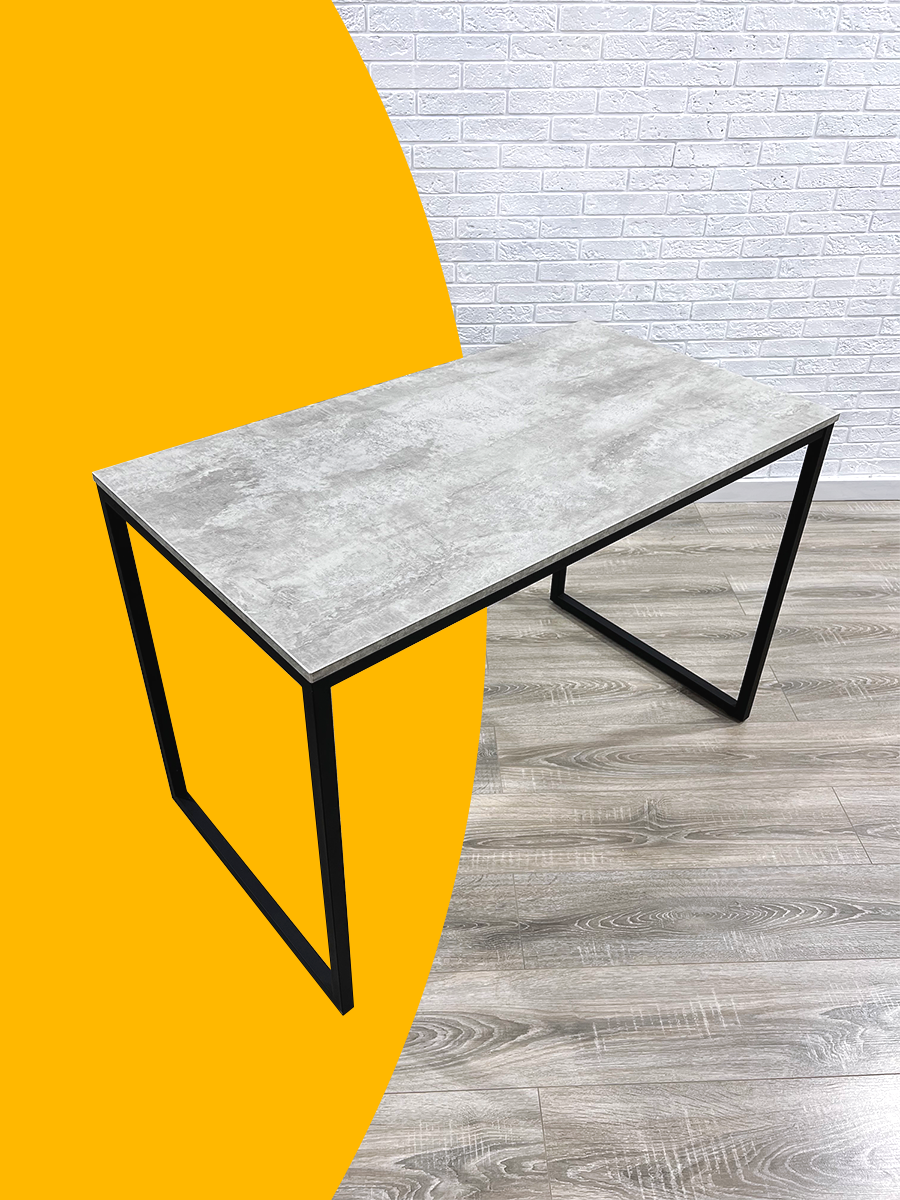 Стол письменный компьютерный Kromland, 120х60х75 см, Цемент