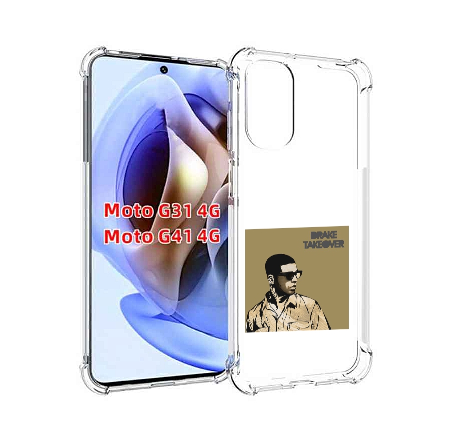

Чехол MyPads Drake - Takeover для Motorola Moto G31 4G / G41 4G, Прозрачный, Tocco