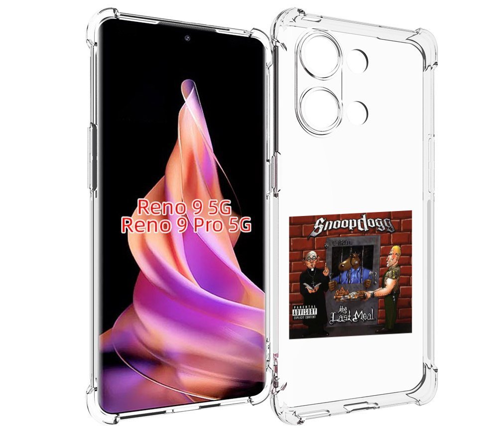 

Чехол MyPads Snoop Dogg THA LAST MEAL для Oppo Reno 9/Reno 9 Pro, Прозрачный, Tocco