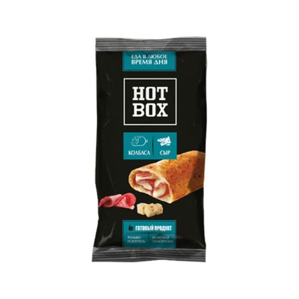 

Ролл Hot-Box с колбасой и сыром 100 г