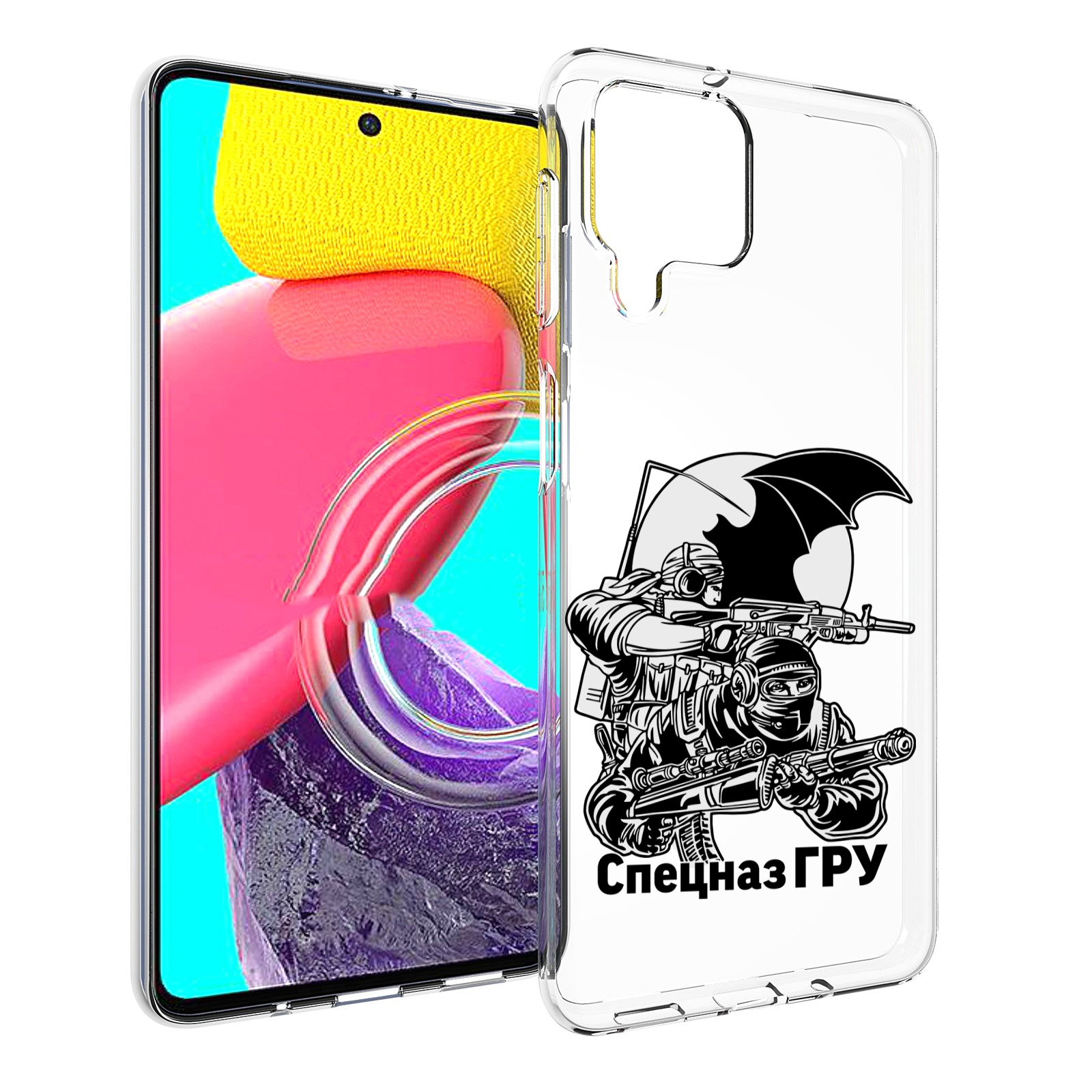 

Чехол MyPads спецназ гру для Samsung Galaxy M53 (SM-M536), Прозрачный, Tocco