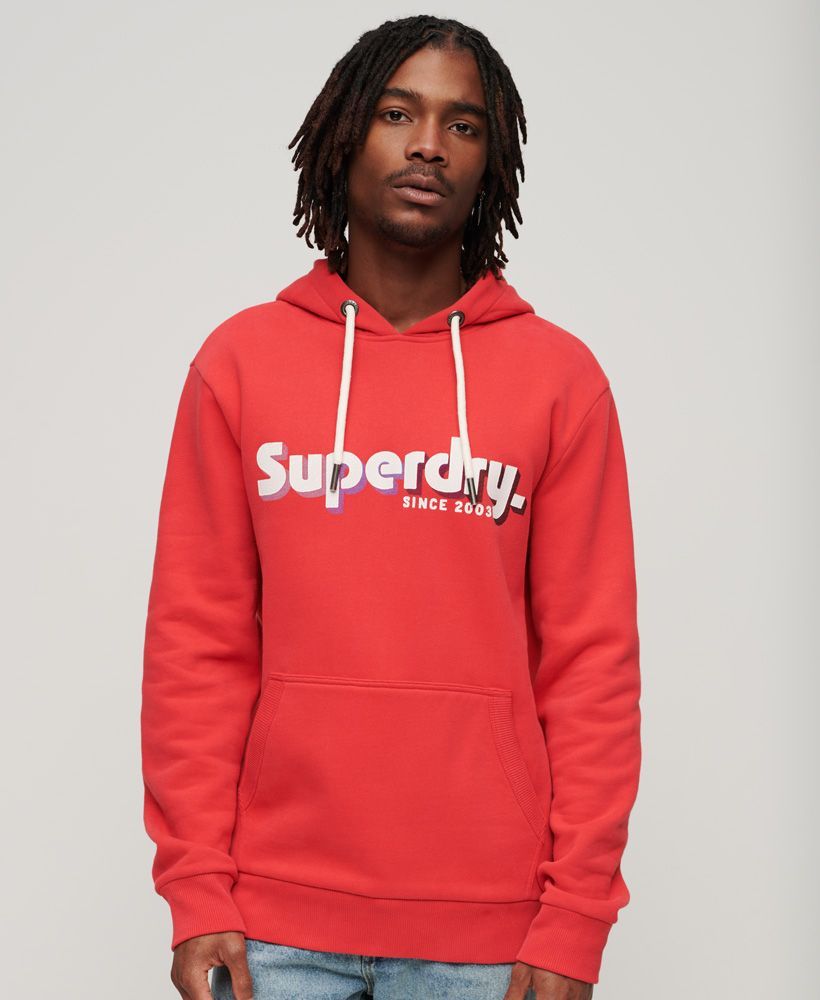 Худи мужское Superdry M2013139A красное XL