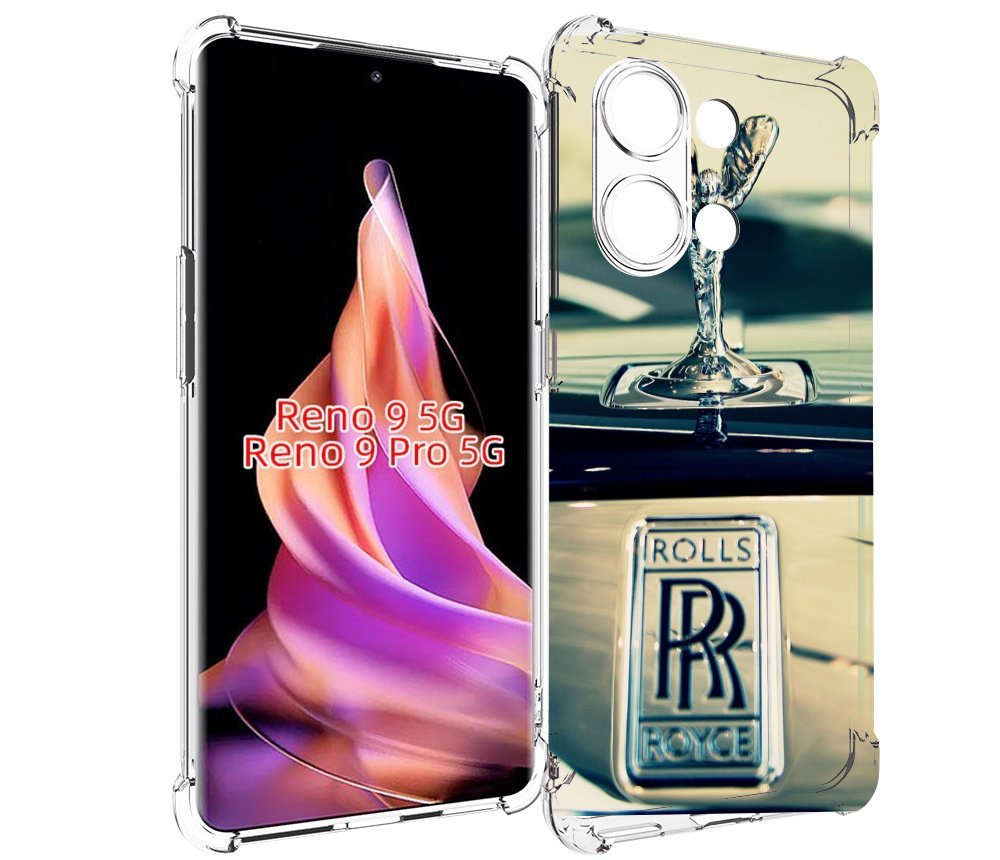 

Чехол MyPads Rolls Royce ролс роис 1 для Oppo Reno 9/Reno 9 Pro, Прозрачный, Tocco