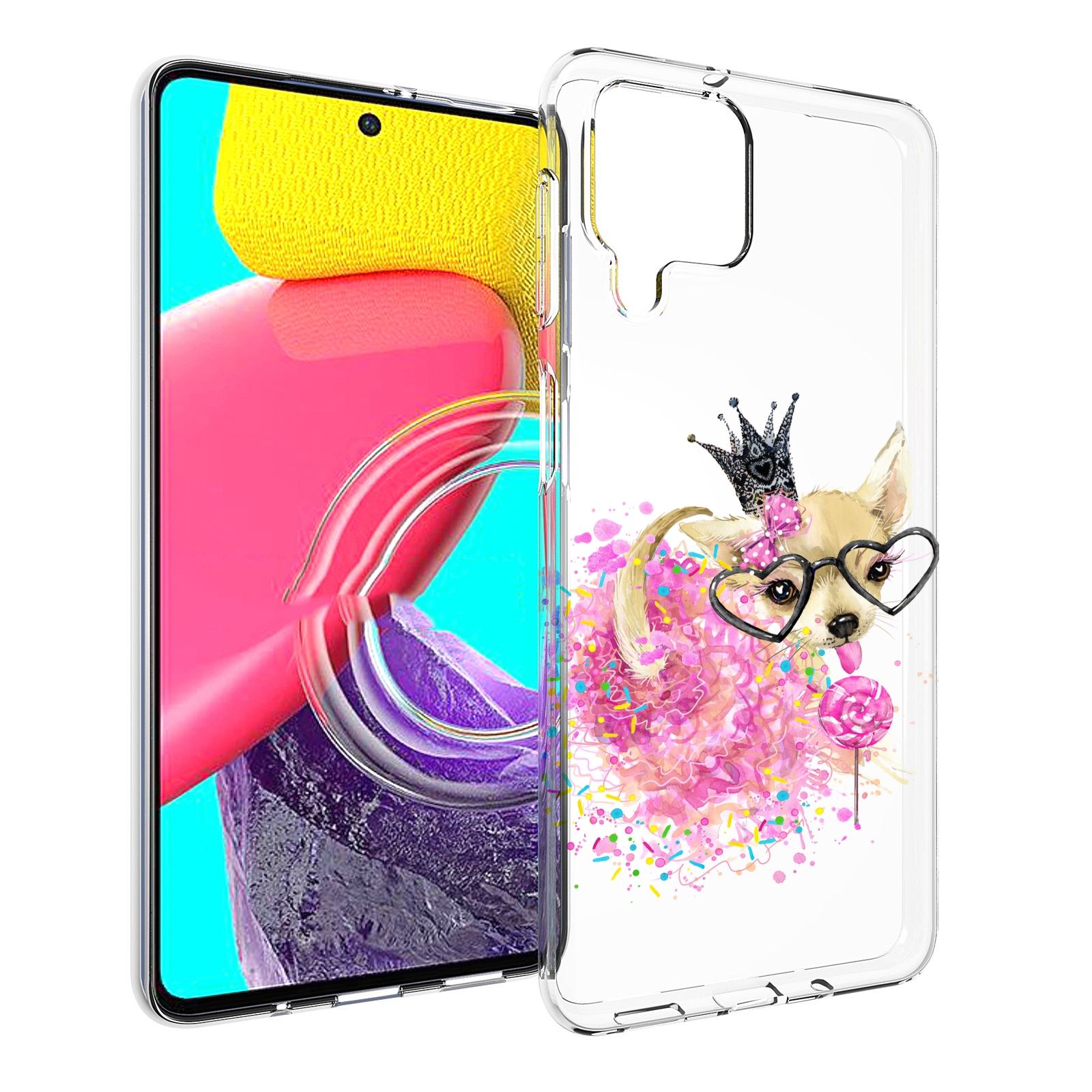 

Чехол MyPads сладкая принцесса для Samsung Galaxy M53 (SM-M536), Прозрачный, Tocco
