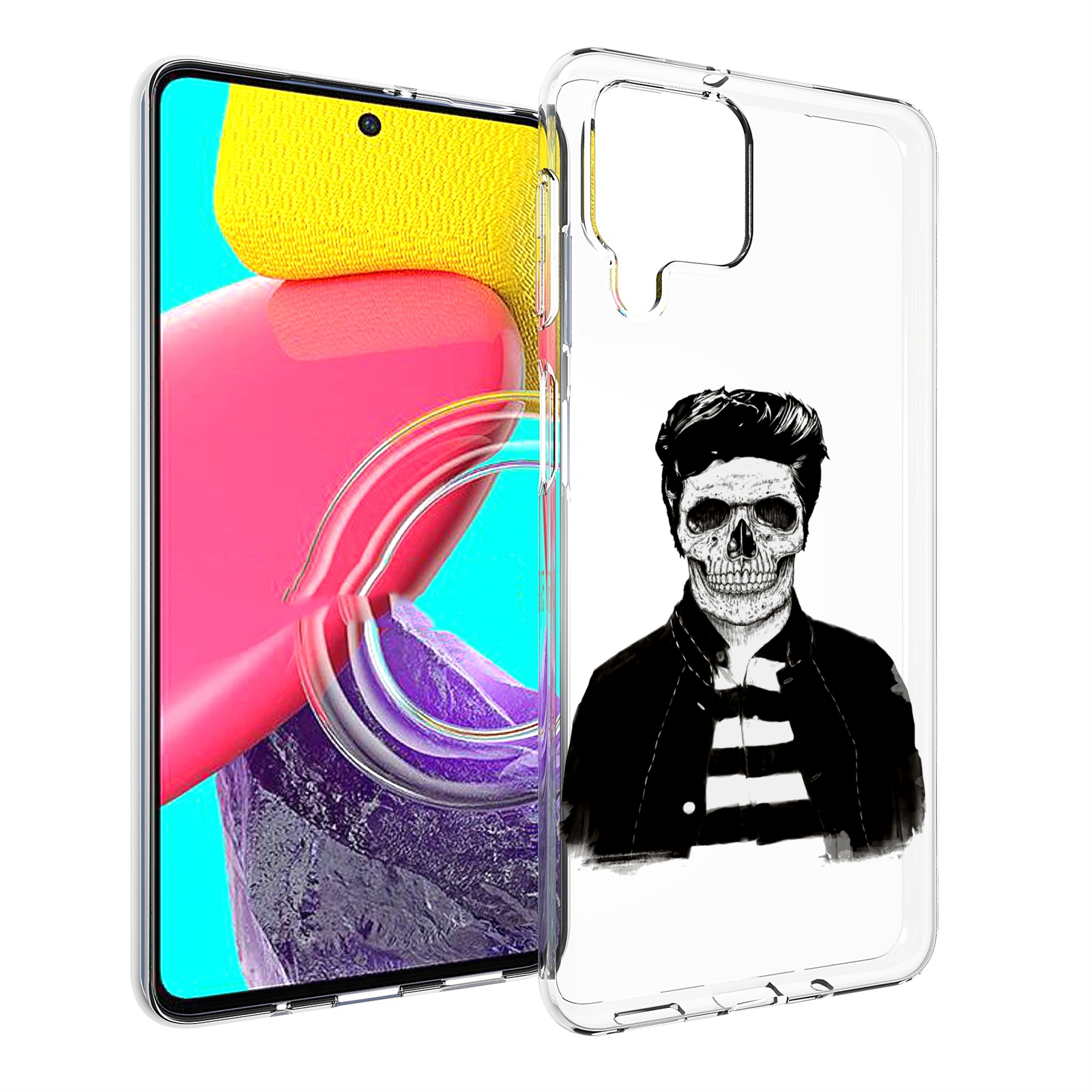 

Чехол MyPads скелет для Samsung Galaxy M53 (SM-M536), Прозрачный, Tocco