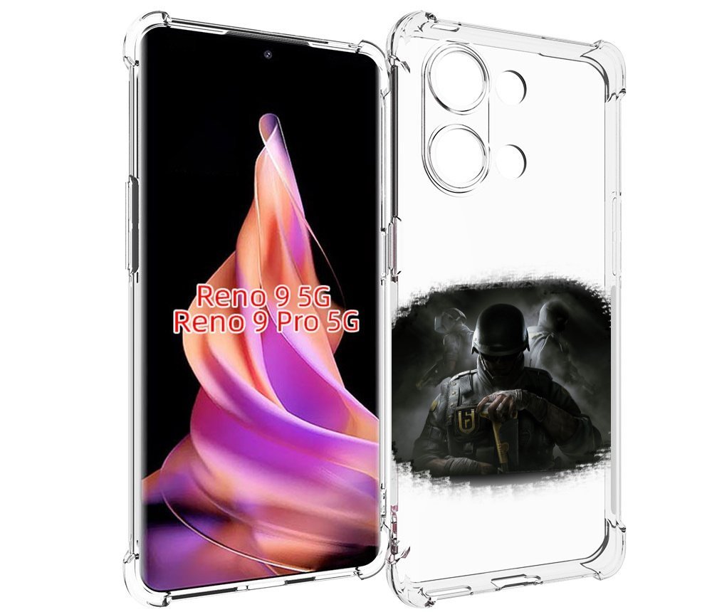 

Чехол MyPads Rainbow Six Siege для Oppo Reno 9/Reno 9 Pro, Прозрачный, Tocco