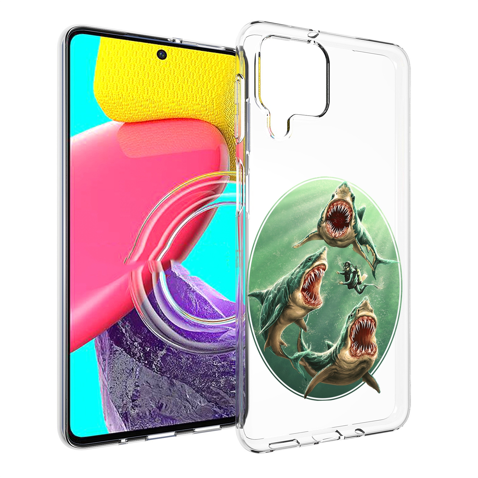 

Чехол MyPads синяя бездна для Samsung Galaxy M53 (SM-M536), Прозрачный, Tocco