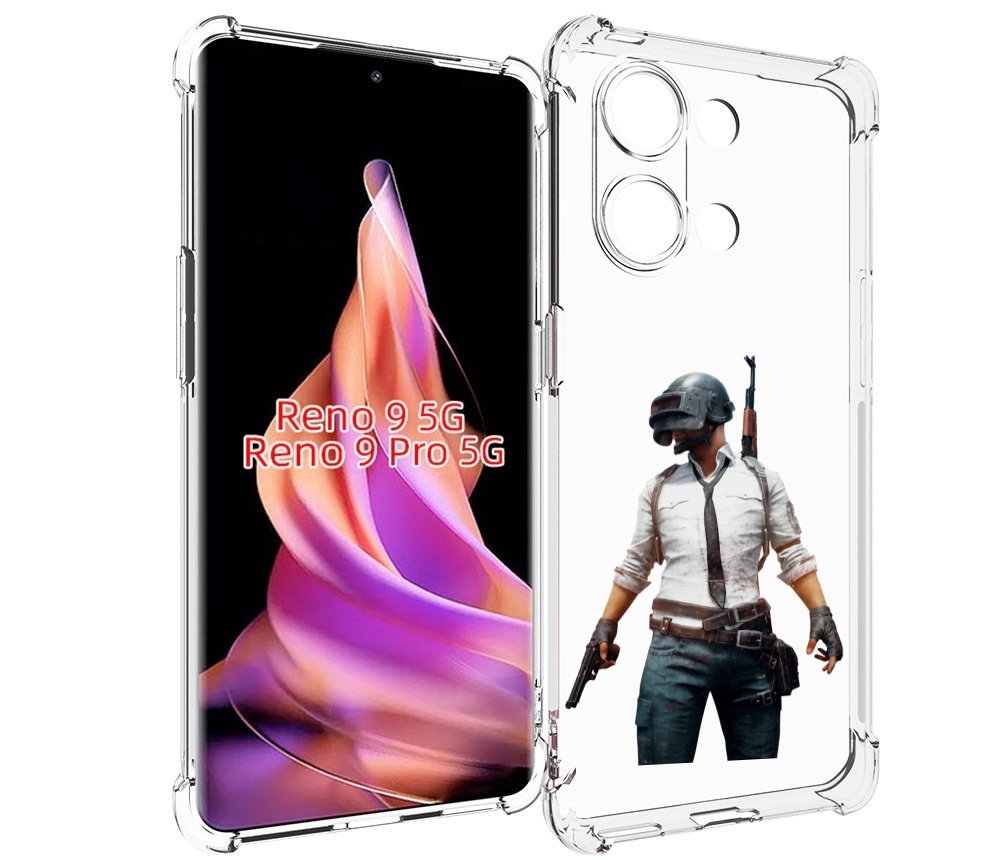 

Чехол MyPads PUBG-2 для Oppo Reno 9/Reno 9 Pro, Прозрачный, Tocco