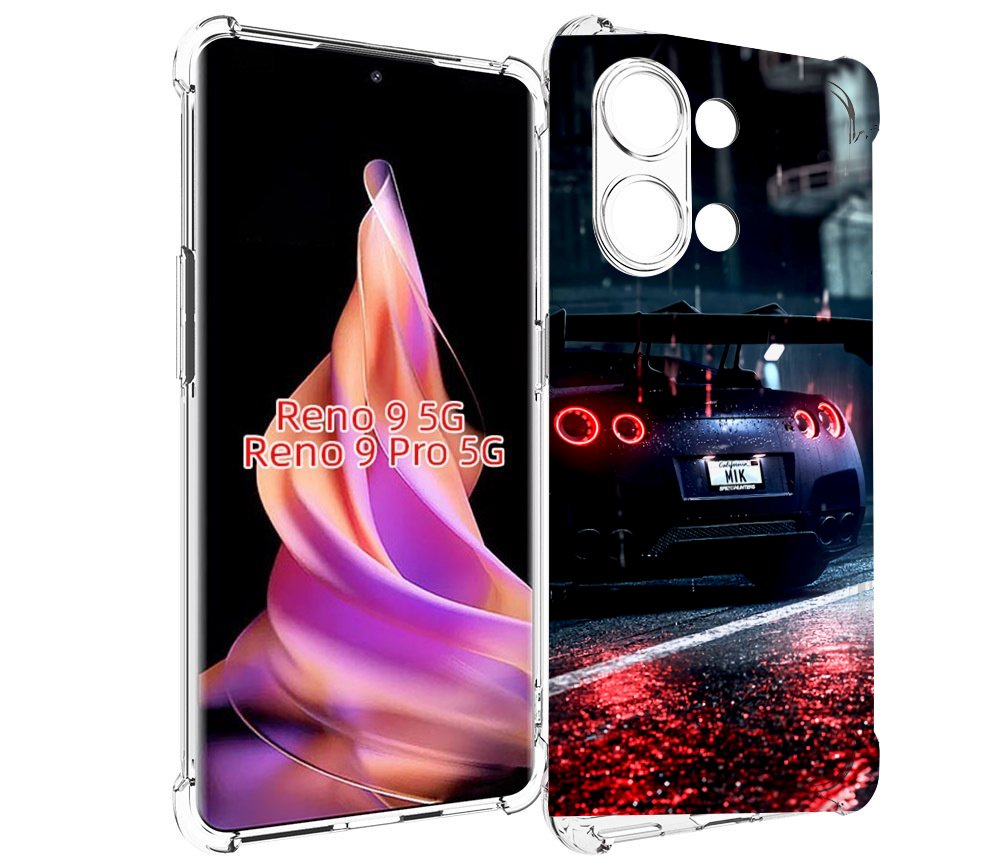

Чехол MyPads Nissan Skyline для Oppo Reno 9/Reno 9 Pro, Прозрачный, Tocco