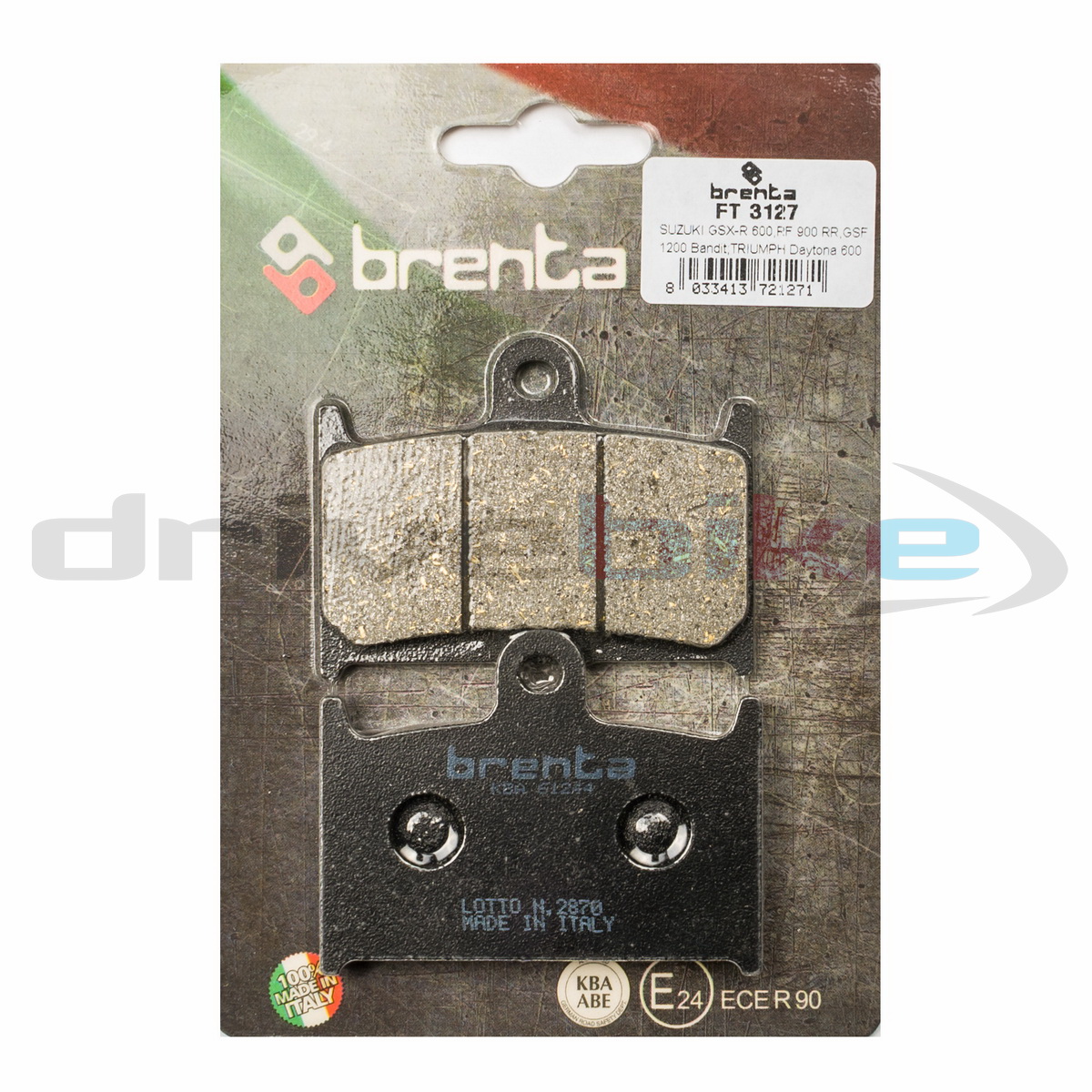 

Тормозные колодки Brenta Organic FT3127, 21-05643