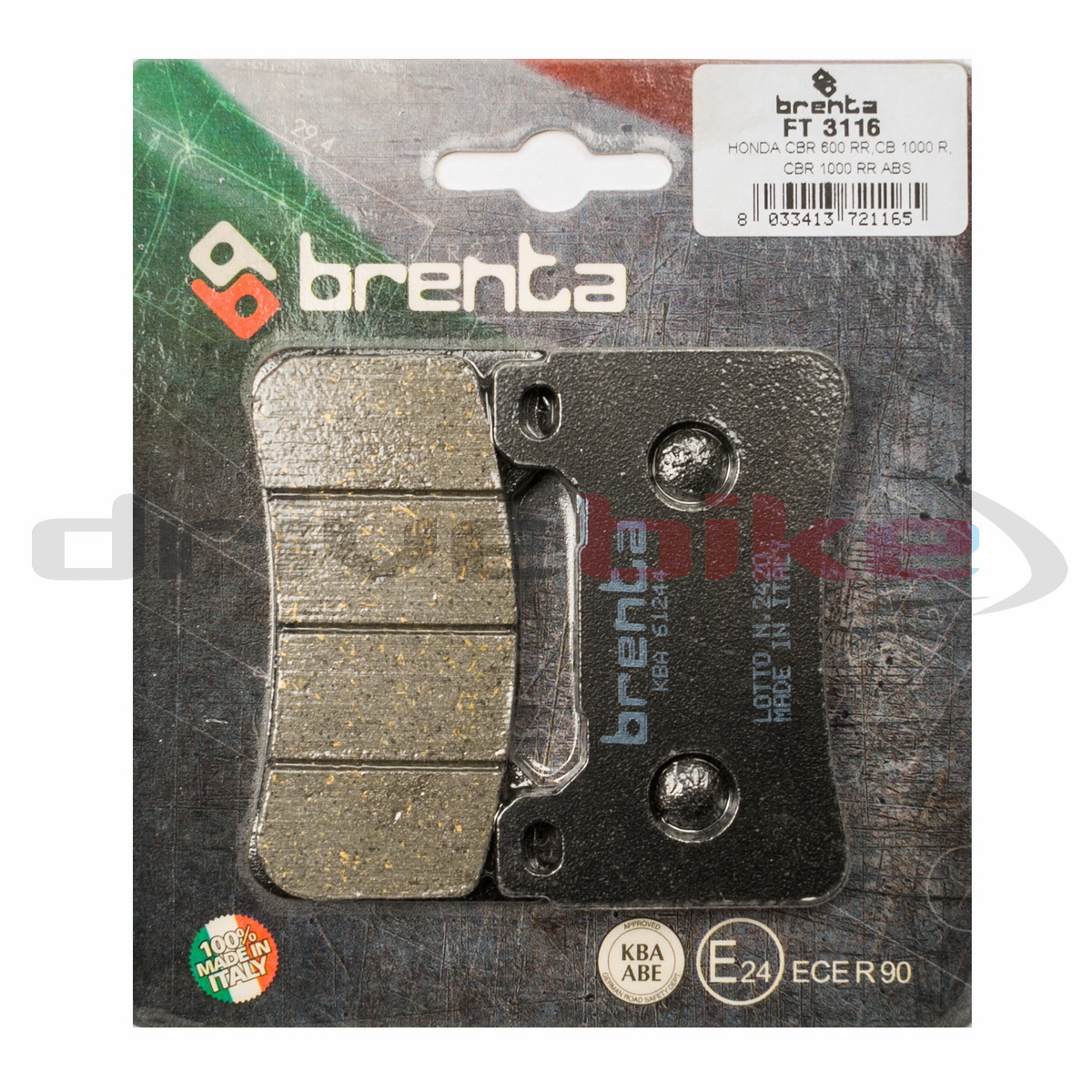 Тормозные колодки Brenta Organic FT3116 1553₽